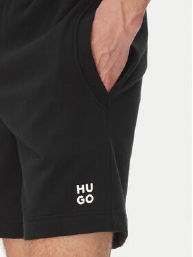 HUGO Szorty sportowe 50540139 Czarny Regular Fit