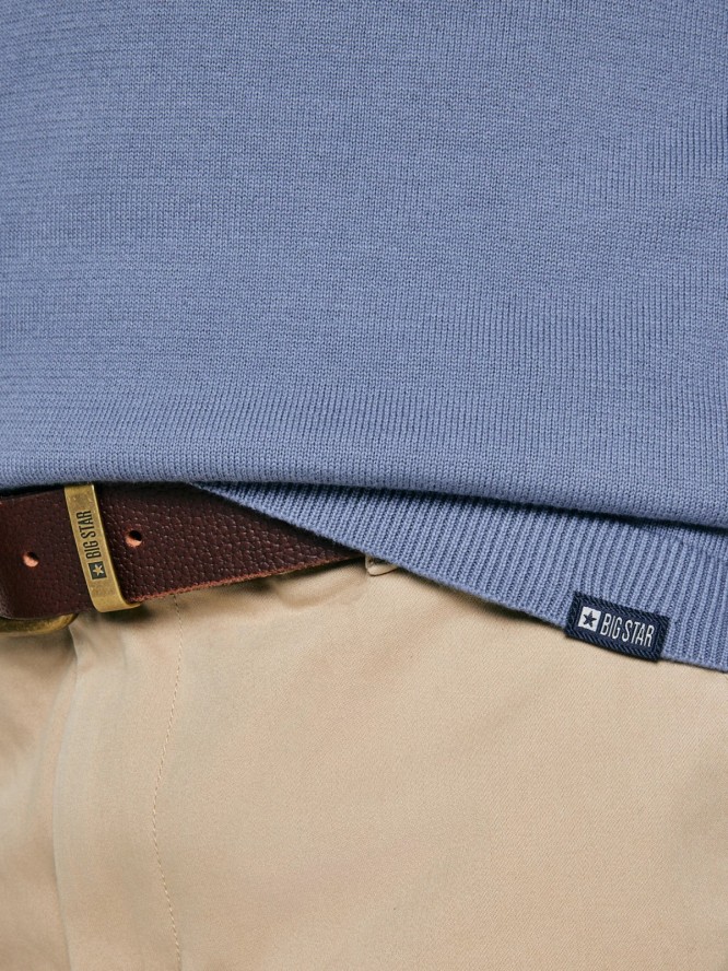 Sweter męski bawełniany niebieski Simoner 402