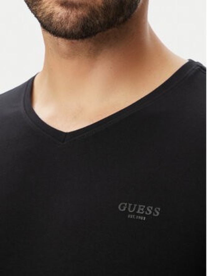 Guess T-Shirt M6YI32 K3735 Czarny Extra Slim Fit