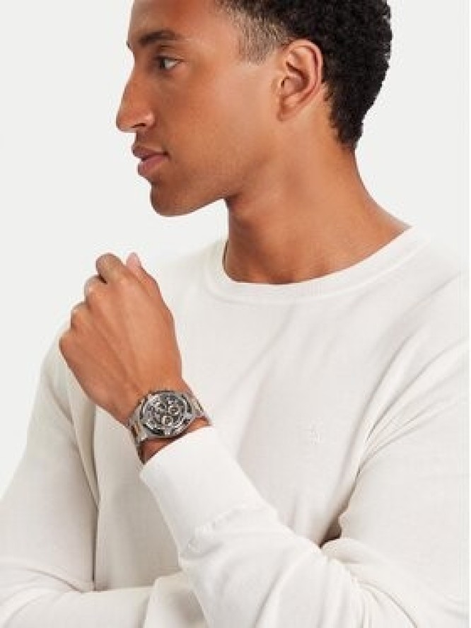 Roamer Zegarek Tempomaster Chrono 221837 49 75 20 Srebrny