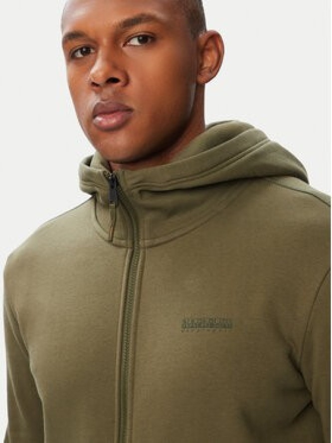 Napapijri Bluza Yourte NP0A8AHE Zielony ciemny Relaxed Fit