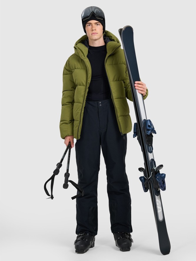 4F Kurtka narciarska membrana 5000 męska - khaki 3XL