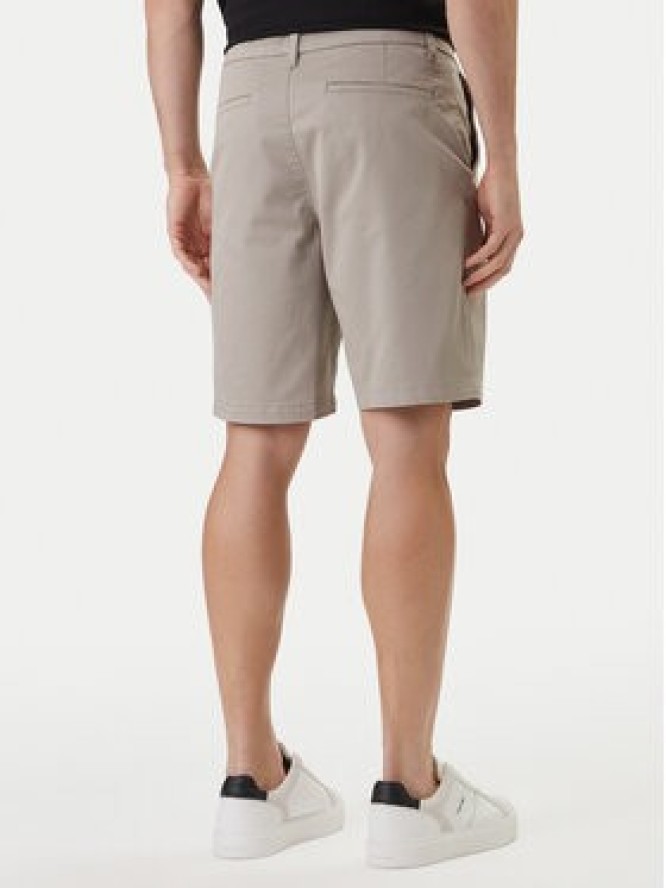 Calvin Klein Szorty materiałowe LV04LB600G Khaki Regular Fit