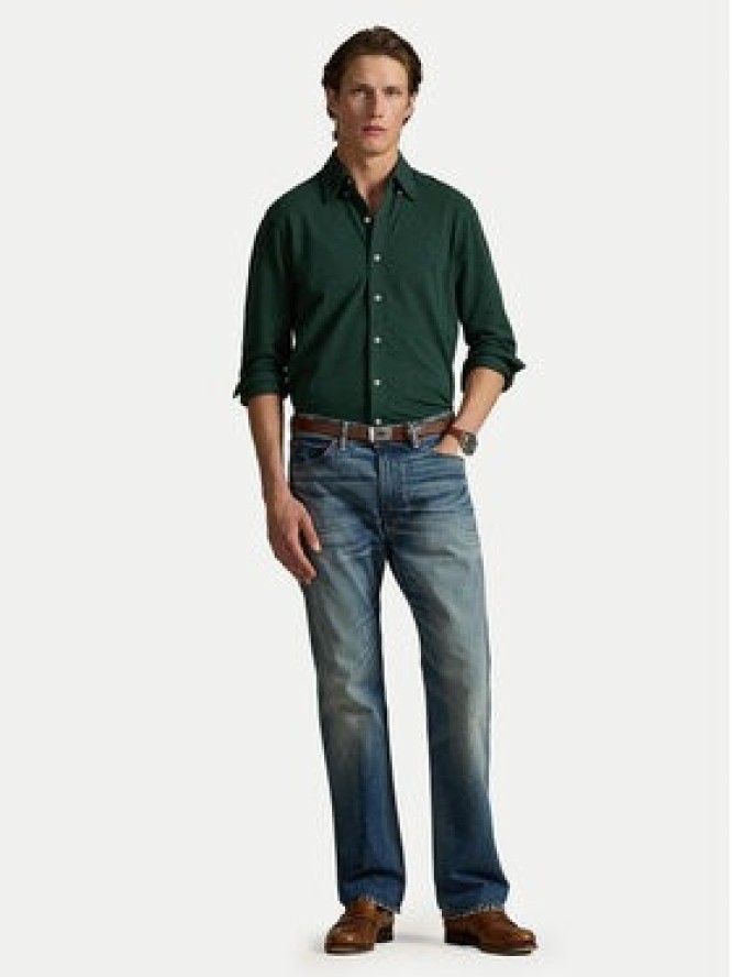 Polo Ralph Lauren Koszula 710654408082 Zielony Regular Fit