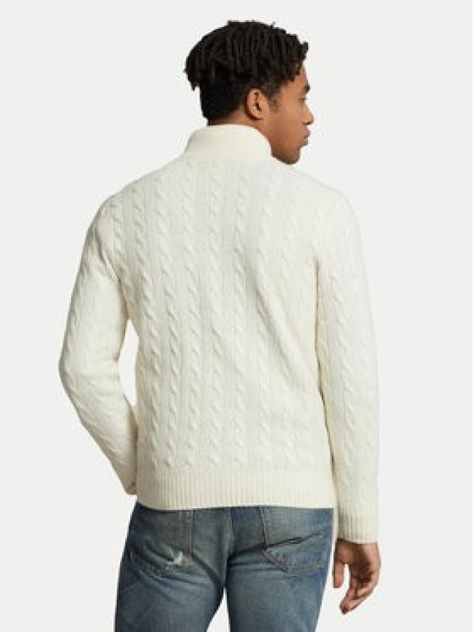 Polo Ralph Lauren Sweter 710876766001 Écru Regular Fit
