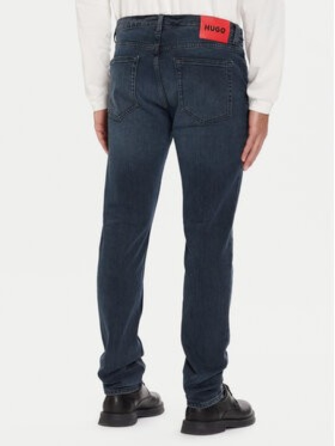 HUGO Jeansy 50547247 Granatowy Extra Slim Fit