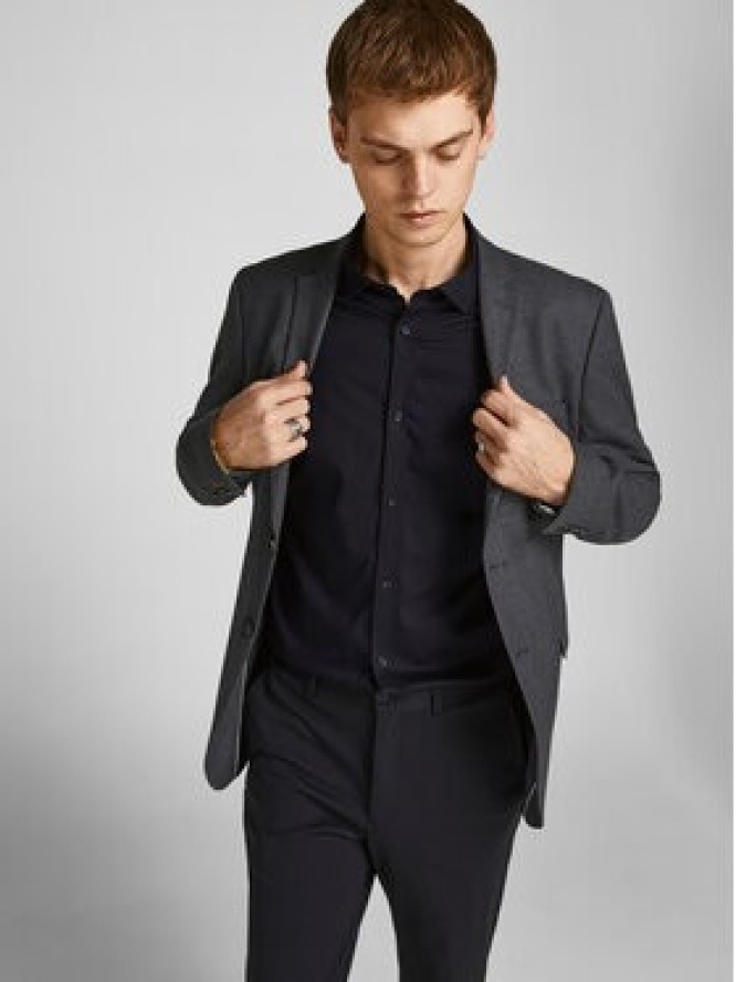 Jack & Jones Koszula 12201905 Czarny Slim Fit