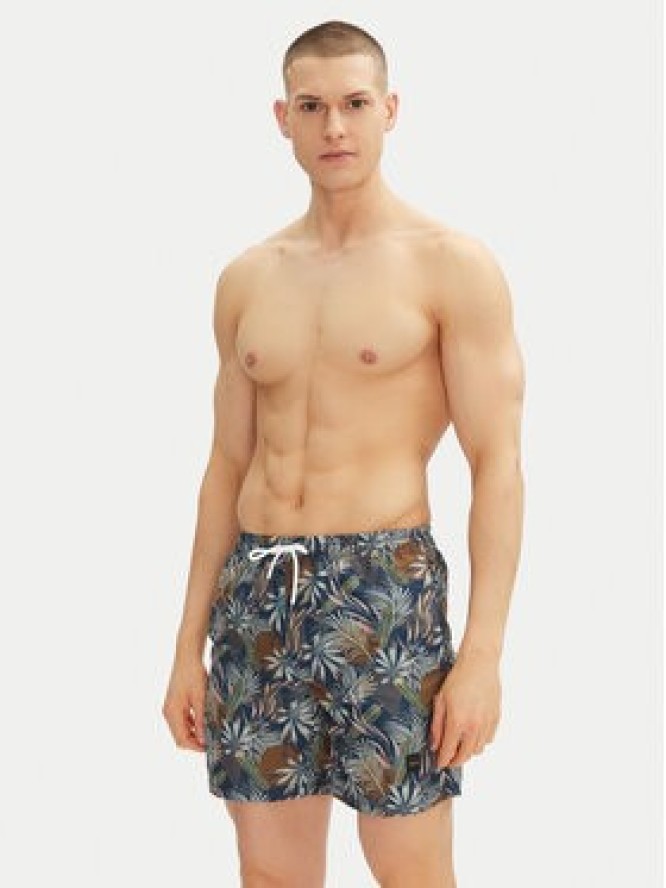 INDICODE Szorty kąpielowe Insandrino 70-896 Granatowy Regular Fit