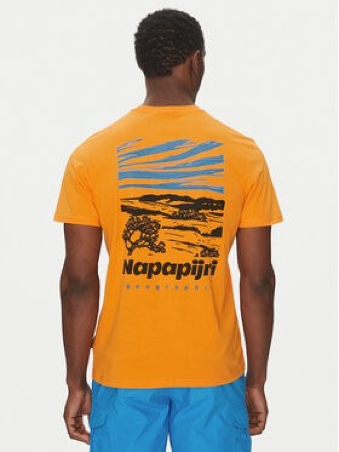 Napapijri T-Shirt S-Vignoni NP0A4ILX Pomarańczowy Regular Fit