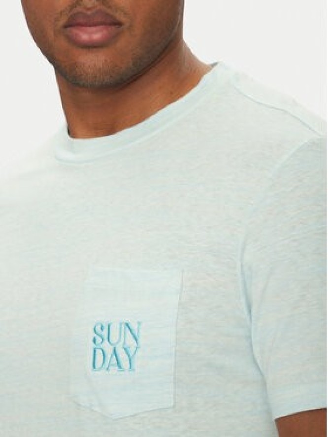 Blend T-Shirt 20718299 Zielony Regular Fit