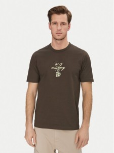 C.P. Company T-Shirt 18CMTS109A110301W Zielony Regular Fit
