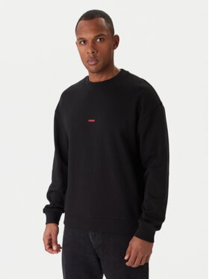 HUGO Bluza Dubraxo 50557482 Czarny Relaxed Fit