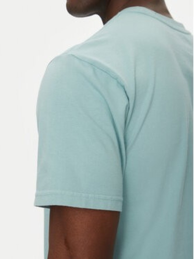 Quiksilver T-Shirt EQYZT08062 Błękitny Regular Fit