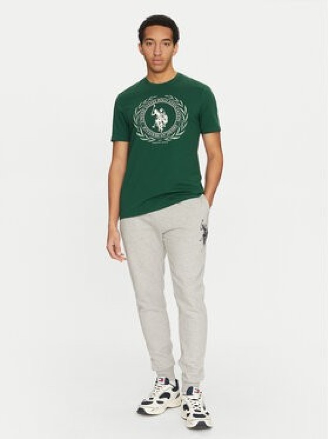 U.S. Polo Assn. T-Shirt MUP3641 Zielony Regular Fit