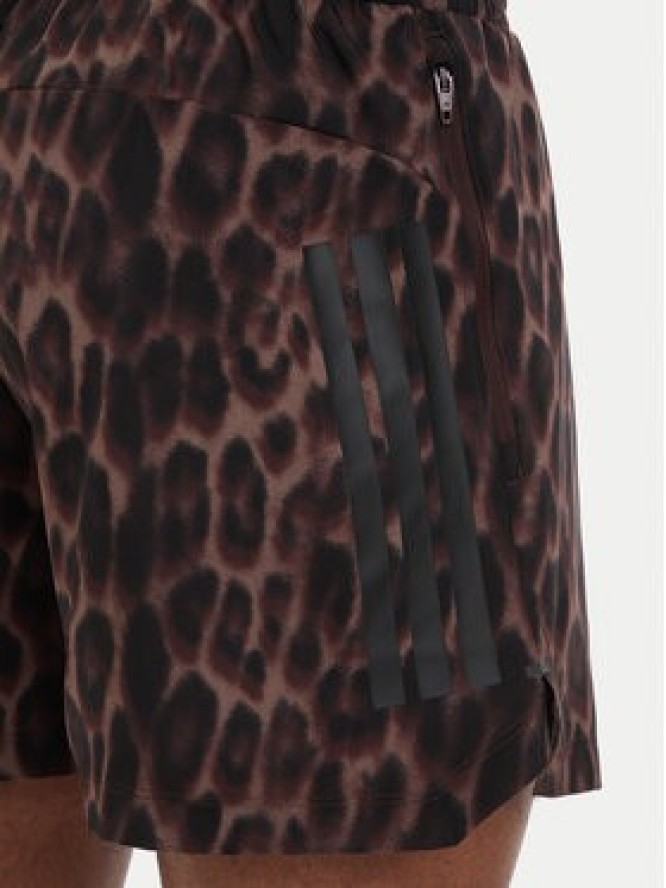 adidas Szorty sportowe D4T Power KF0954 Brązowy Regular Fit