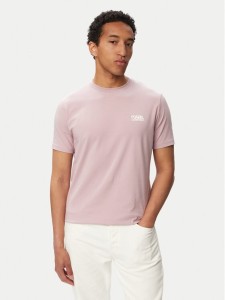 KARL LAGERFELD T-Shirt 755781 563235 Różowy Regular Fit