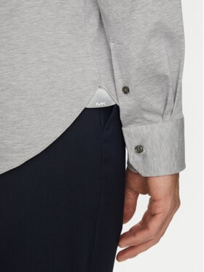 Michael Kors Koszula MD0MD91392 Szary Slim Fit