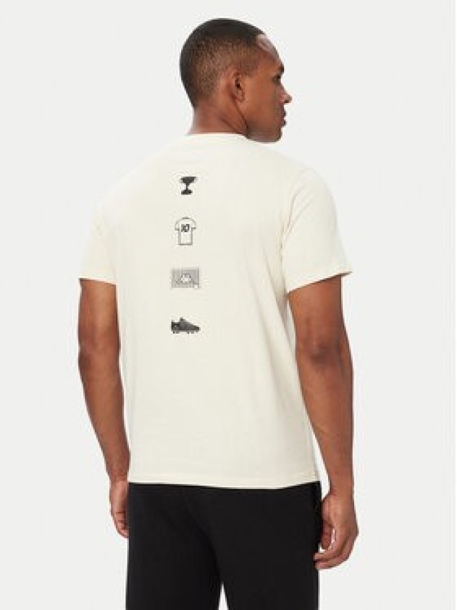 Kappa T-Shirt 322P14W Beżowy jasny Regular Fit