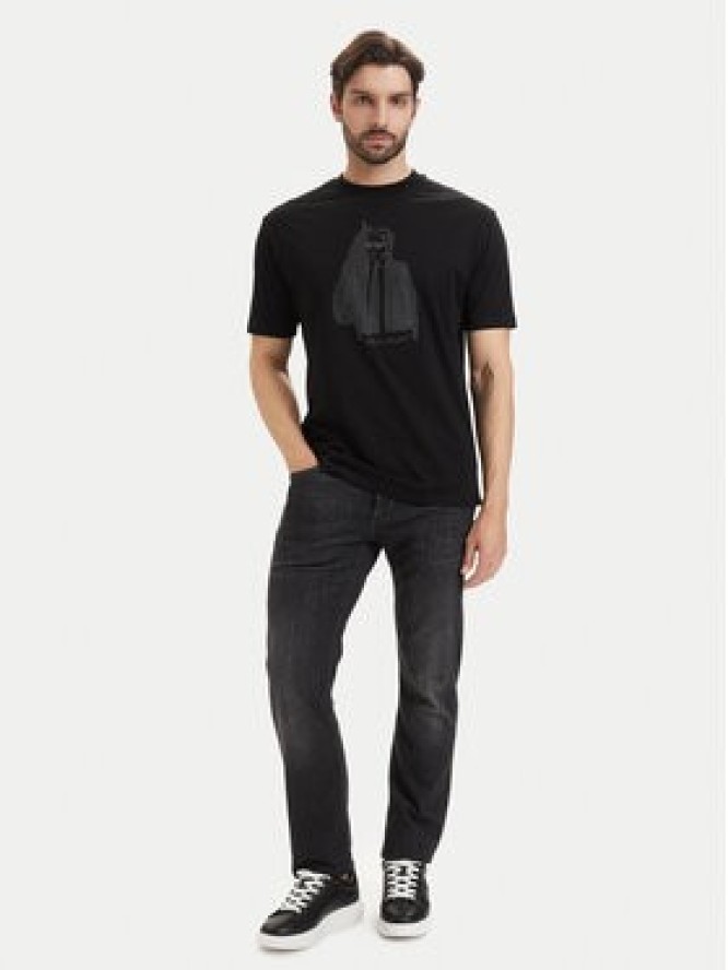 KARL LAGERFELD T-Shirt 755143 563225 Czarny Regular Fit