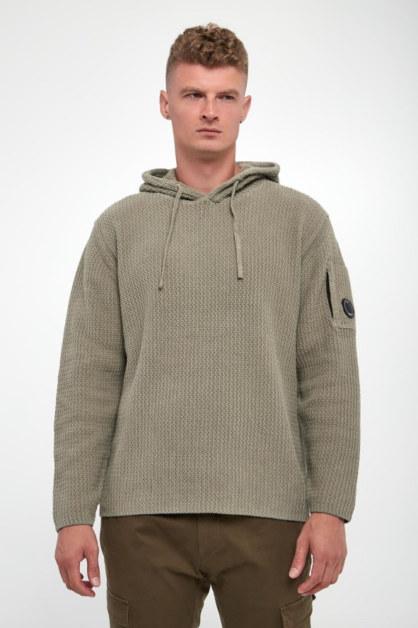Sweter męski z kapturem C.P. COMPANY