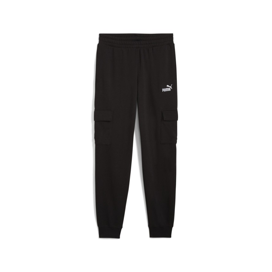 Męskie bojówki z Essentials z logo No. 1 PUMA Black