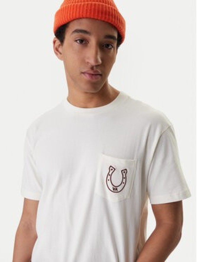 RVCA T-Shirt Lucky You EVYZT00274 Écru Regular Fit