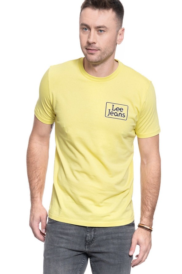 MĘSKI T-SHIRT LEE LEE JEANS TEE SUNBURST REGULAR FIT L65LFENN 112116081