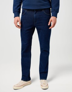 MESKIE SPODNIE WRANGLER LARSTON DARK WASH 112373151