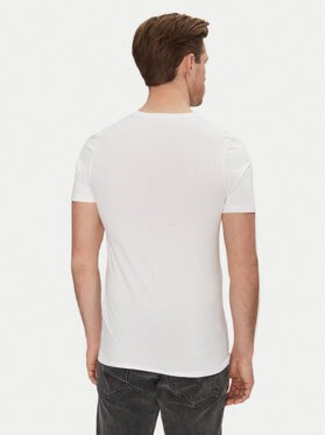 Resteröds Komplet t-shirtów 27040 2 Biały Slim Fit