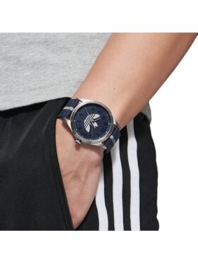 adidas Originals Zegarek Code Four Watch AOSY23041 Srebrny