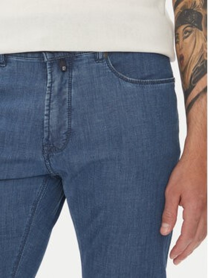 Pierre Cardin Jeansy C7 34506.7770 Niebieski Slim Fit