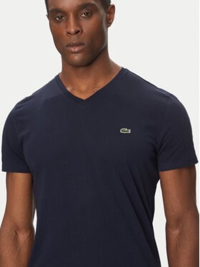 Lacoste T-Shirt TH6710 Granatowy Regular Fit