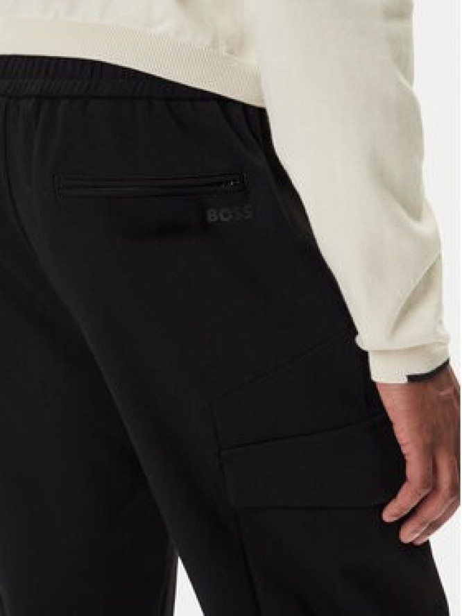 BOSS Spodnie materiałowe T_Urbanex Cargo 50547454 Czarny Regular Fit