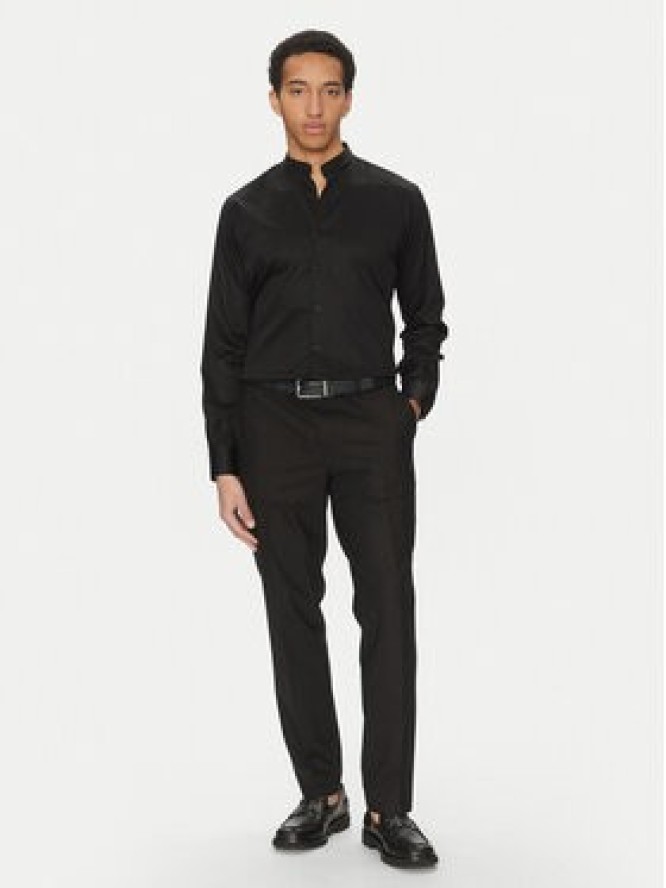 KARL LAGERFELD Koszula 605035 552602 Czarny Regular Fit