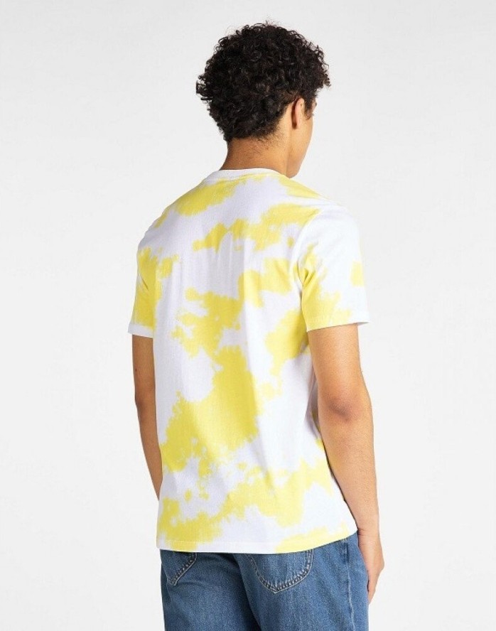 LEE TIE DYE TEE MĘSKI T-SHIRT REGULAR FIT SUNBURST L61GFENN 112113856