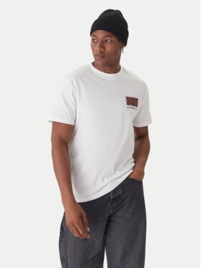 Quiksilver T-Shirt Evo Youth Crisis EQYZT08192 Biały Regular Fit