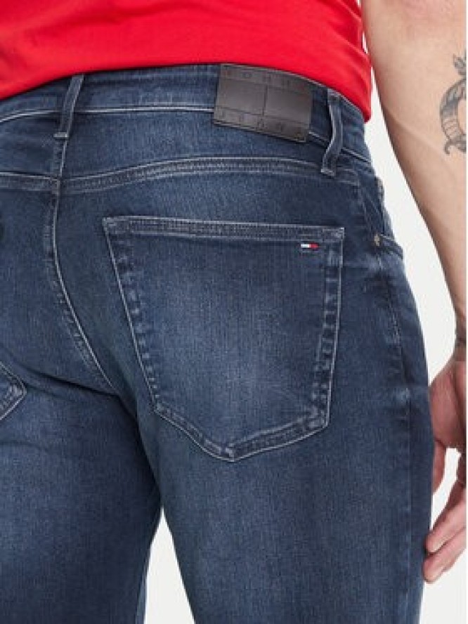 Tommy Jeans Jeansy Austin DM0DM21901 Granatowy Slim Fit