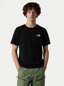The North Face T-Shirt Vertical NF0A8EE7 Czarny Regular Fit