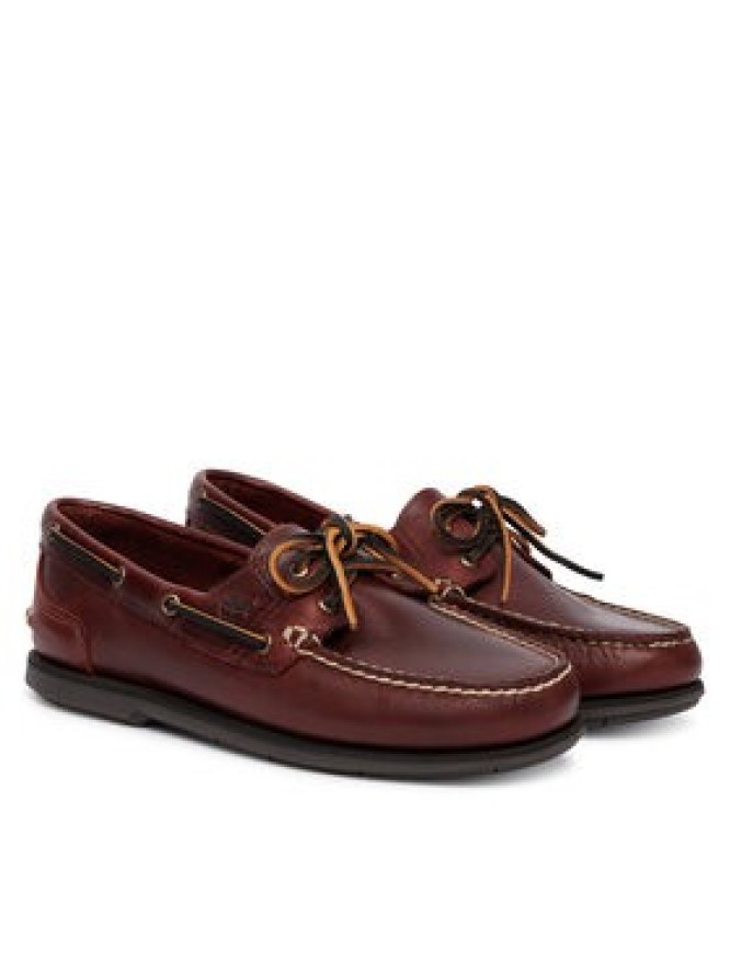 Timberland Mokasyny Classic Boat 2 Eye TB0250452141 Bordowy