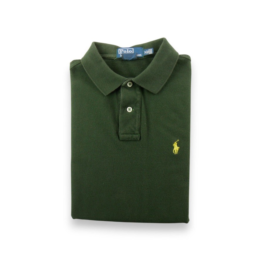 Polo męskie z krótkim rękawem Custom Fit Polo Ralph Lauren