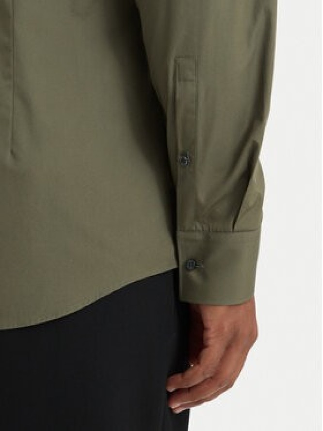 HUGO Koszula Kenno 50289499 Zielony ciemny Slim Fit