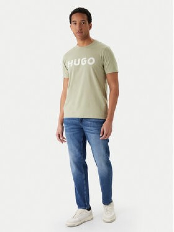 HUGO T-Shirt Dulivio 50467556 Zielony Regular Fit