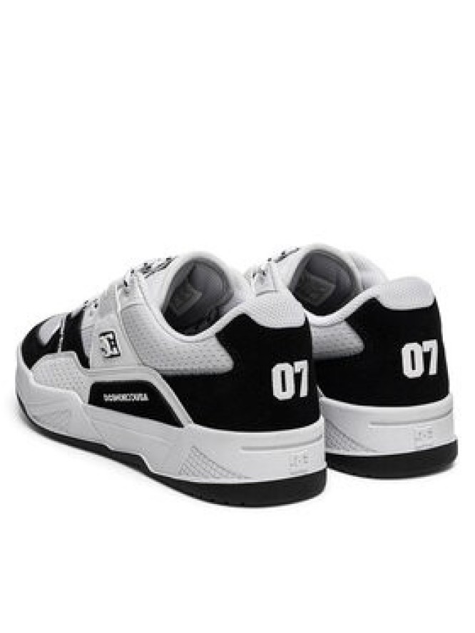 DC Shoes Sneakersy CONSTRUCT ADYS100822-BKW Biały