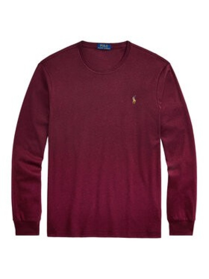 Polo Ralph Lauren Longsleeve 710760121037 Bordowy Slim Fit