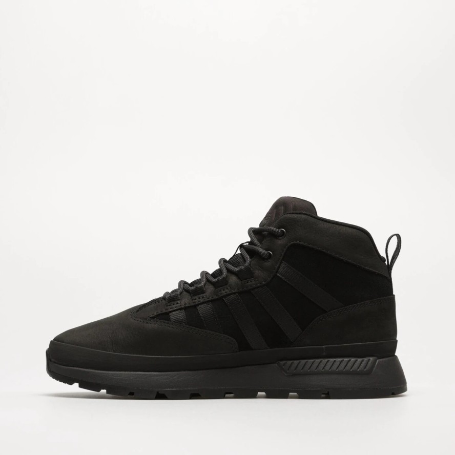 Timberland Euro Trekker MID LACE UP SNEAKER JET BLACK Sneakersy męskie
