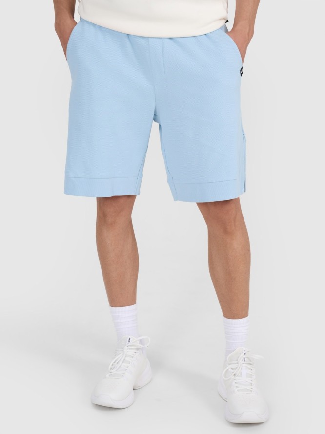 4F Spodenki dresowe męskie - niebieskie XXL