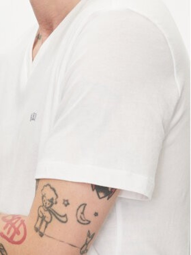 Gap T-Shirt 753771-00 Biały Regular Fit