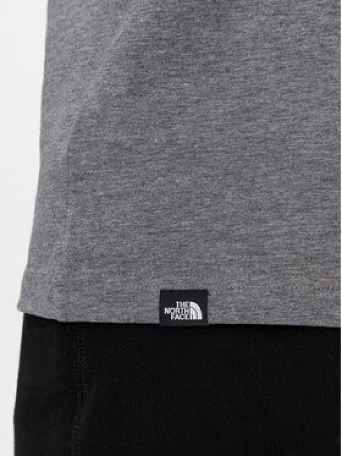 The North Face T-Shirt Simple Dome NF0A87NG Szary Regular Fit
