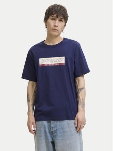 Jack & Jones T-Shirt Rinwood 12283628 Niebieski Regular Fit