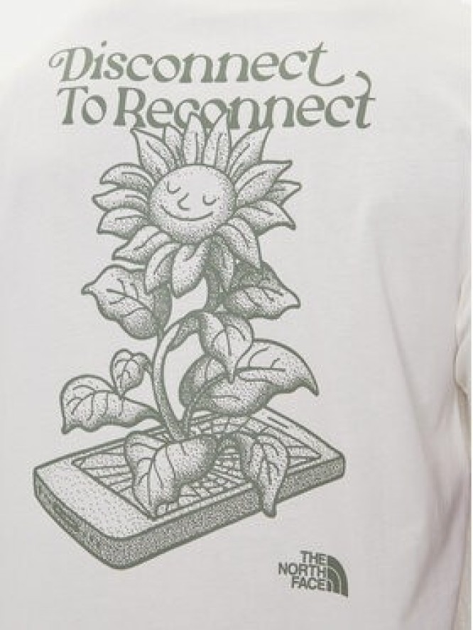 The North Face T-Shirt Connect NF0A8E3Y Beżowy Relaxed Fit